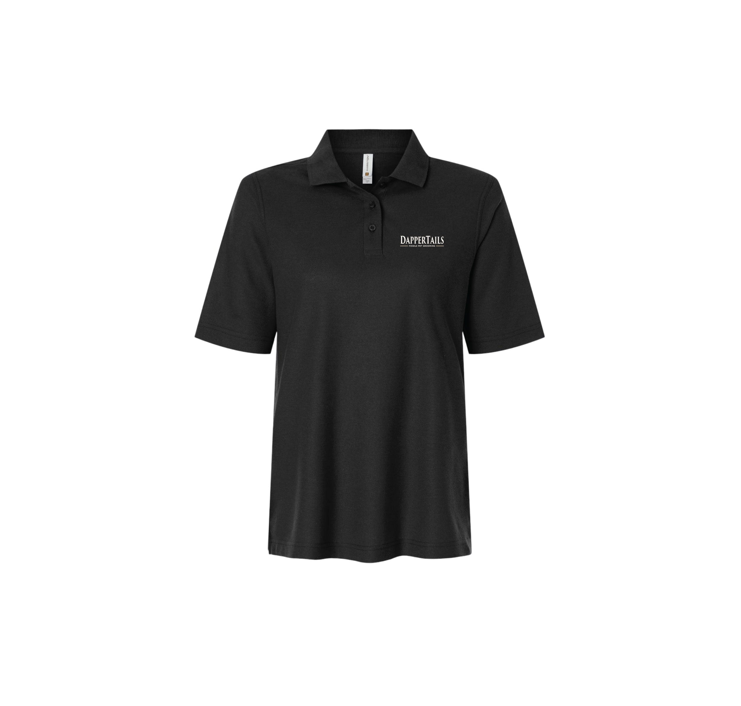 WOMEN'S STAFF BLACK POLOS
